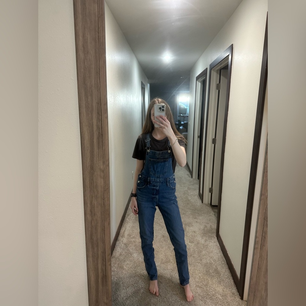 Universal Thread Blue Denim Overalls